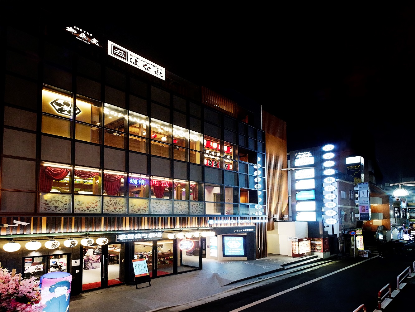 歌舞伎町劇場での大衆演劇の鑑賞（１９６４年創業の純喫茶「珈琲西武」の幕の内弁当付き）