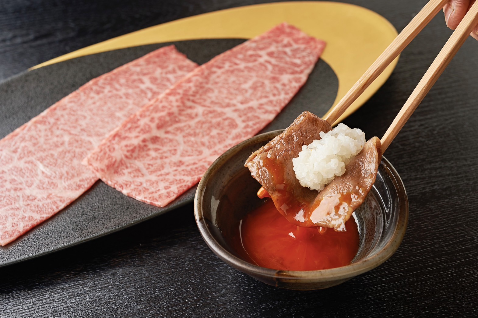 「焼肉にくの音」一番人気のコースお食事券1枚【ウェルカムドリンク付き】