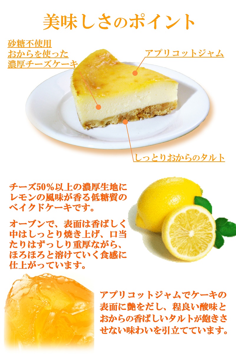 【エニシダ】糖質77％カット 低糖質ベイクドチーズケーキ
