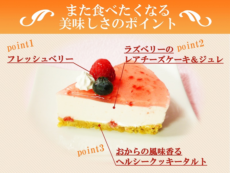 【エニシダ】低糖質 クリスマスケーキ 糖質70％カット ラズベリーチーズケーキ(キャンドル・Xmasプレート付)