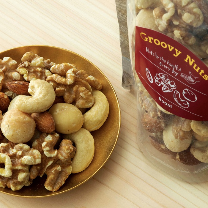 m216 グルーヴィナッツ Groovy Nuts ローストナッツ 160g 素焼き