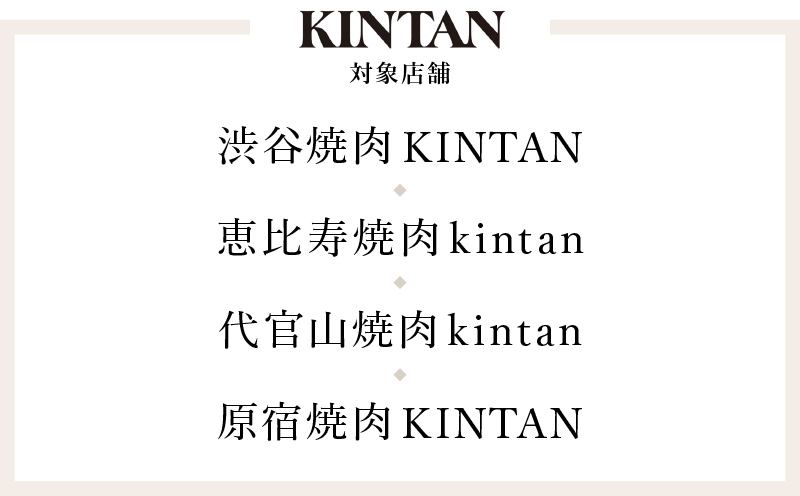 〈ドリンク1杯付き〉渋谷区ふるさと納税限定 KINTANランチ とろろ牛タンと牛カルビ焼肉セットお食事券　(ランチタイム限定)