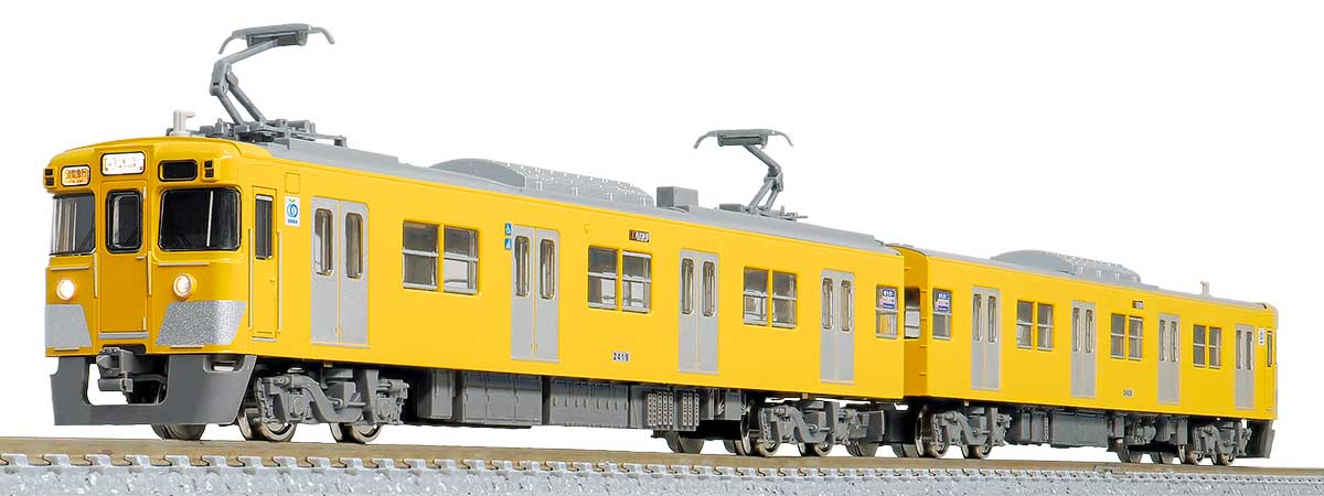 西武2000系初期車更新車（角型ベンチレーター撤去後）先頭車2両セット（動力無し）