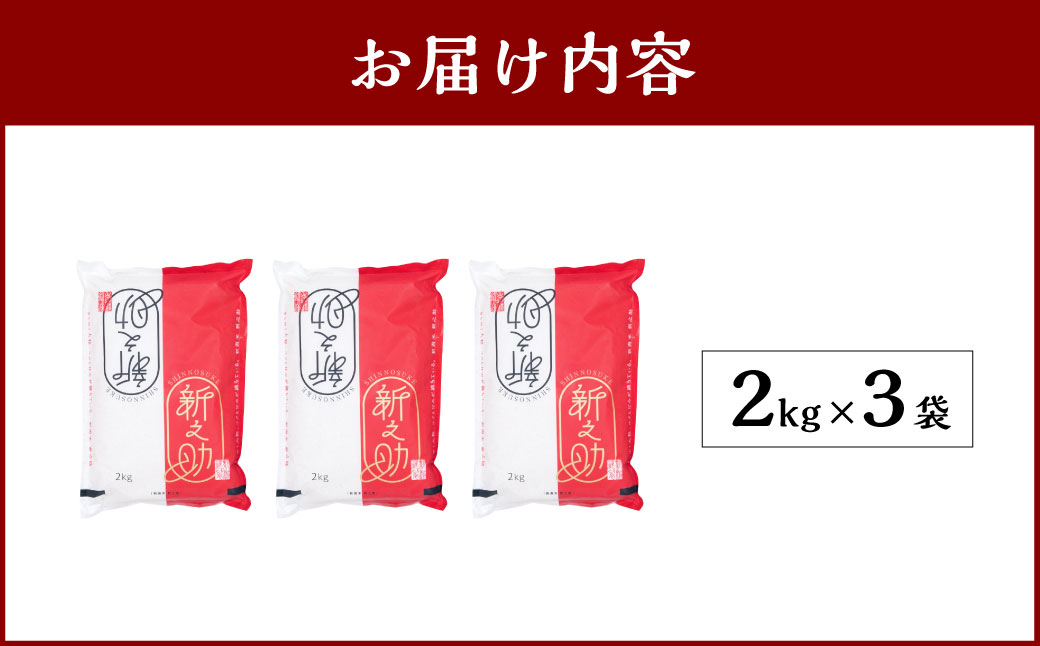 【新米受付・令和6年産米】NA4034 村上市産新之助6kg