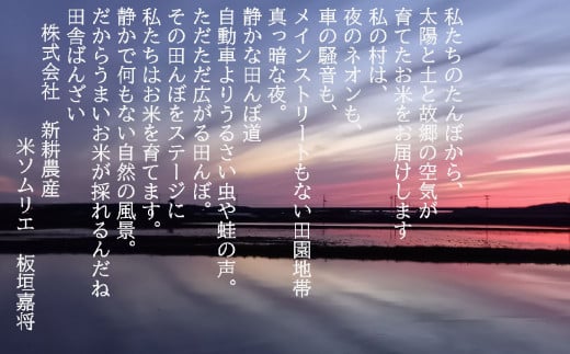 【新米受付・令和6年産米】【6ヶ月定期便】 食味鑑定士板垣謹製 新潟県岩船産 コシヒカリ 白米 5kg×6ケ月 1039003N