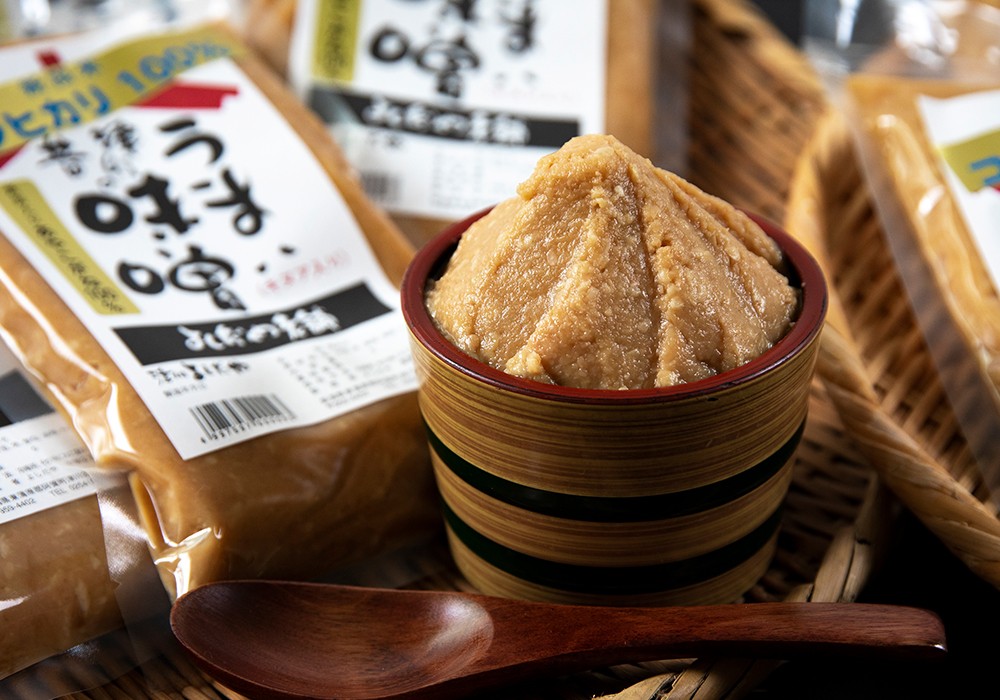 無添加天然醸造こだわりの自家製みそ 『とよまさりコシヒカリ味噌』 800g×5個