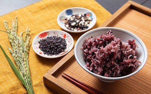 黒米お赤飯・黒米・薬膳五穀米のセット