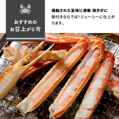 【数量限定 高級箱入り】カット生ずわい蟹3kg・5L（6/7肩）