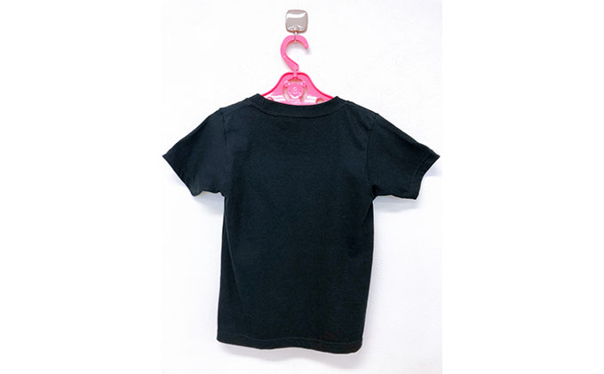 レインボー戦隊　五湖レンジャー　黒色子供用Tシャツ（熊川宿とのコラボ）