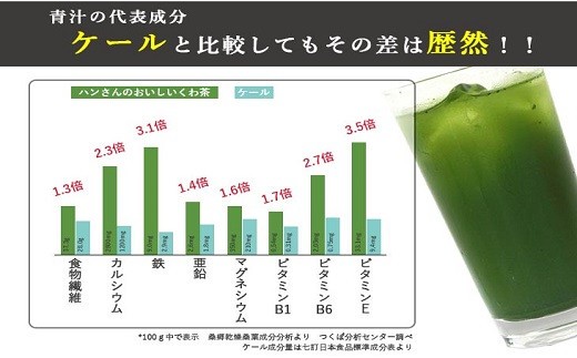 桑茶100%・ノンカフェインな健康茶・飲むサラダ・青汁　10包×6袋 [5839-1204]