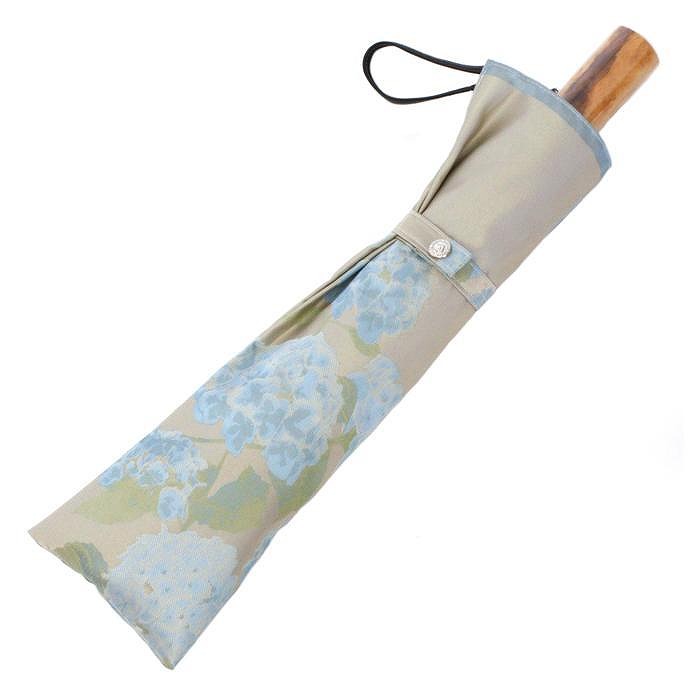 槙田商店【晴雨兼用】折りたたみ傘 ”絵おり” 紫陽花 - ふるさと