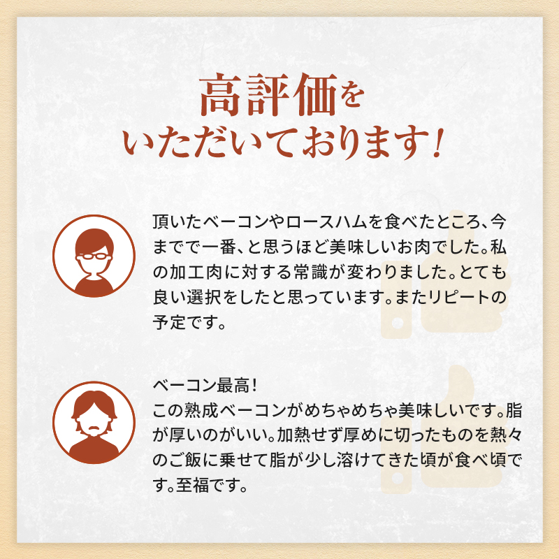 爽やか信州軽井沢 熟成 セット B 詰め合わせ / 熟成 ロースハム 360g 熟成 ベーコン 250g 熟成 あらびきウインナー 75g 2個 熟成 ハーブ ウインナー 75g 信州ハム