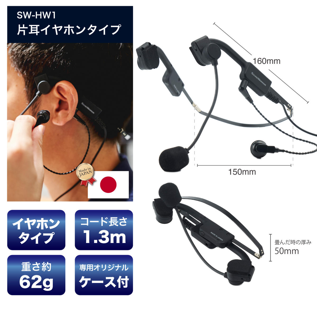 SOUNDWARRIOR SW-H1 ヘッドセット-