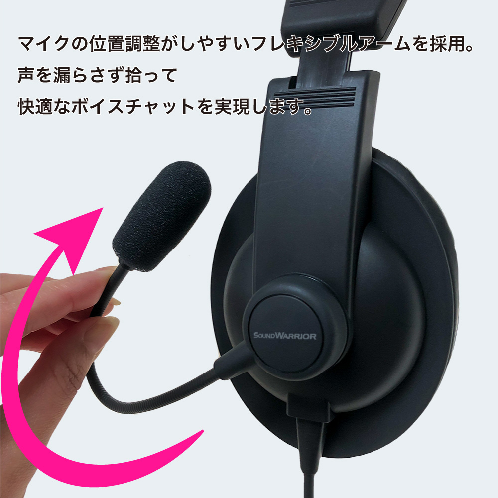 密閉型片耳ヘッドセット SOUND WARRIOR SW-TR1 イヤホン マイク