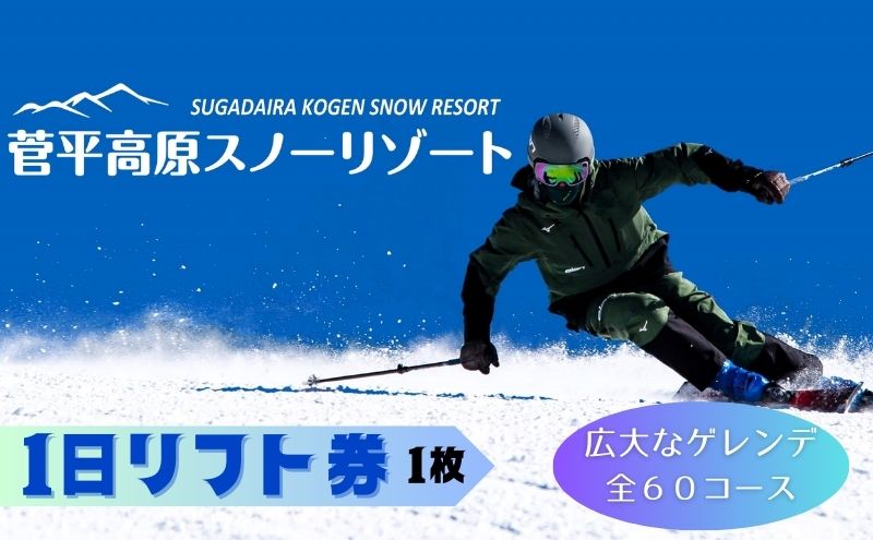 菅平高原スノーリゾート リフト1日券 1枚 - ふるさとパレット ～東急