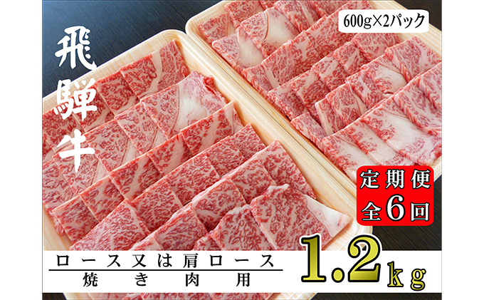A5等級飛騨牛焼き肉用1kg ロース又は肩ロース肉