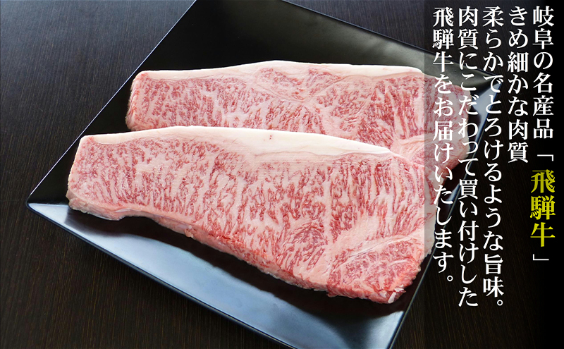 牛肉 飛騨牛 サーロイン ステーキ セット 400g（1枚 約200g×2枚） 黒毛和牛 A5 美味しい お肉 牛 肉 和牛 サーロインステーキ 【岐阜県輪之内町】