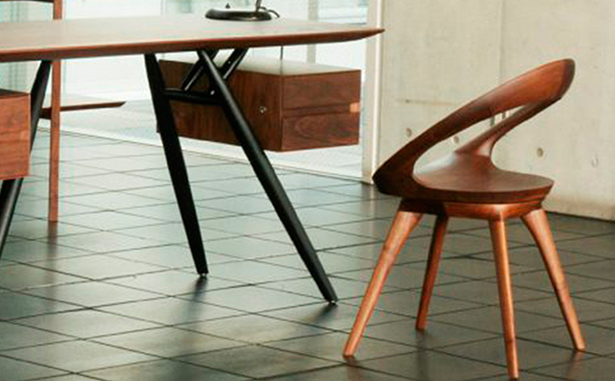 起立木工　ANELLO（アネロ）チェア ブラックウォールナット/オイル仕上げ 椅子