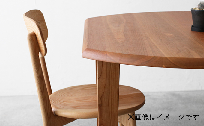 【秋山木工】ダイニングテーブル ブラックチェリー材 W120×D105×H71cm
