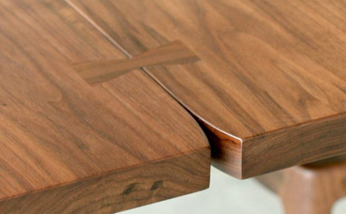 起立木工 ダイニングテーブル KAMUI ブラックウォールナット 幅180cm