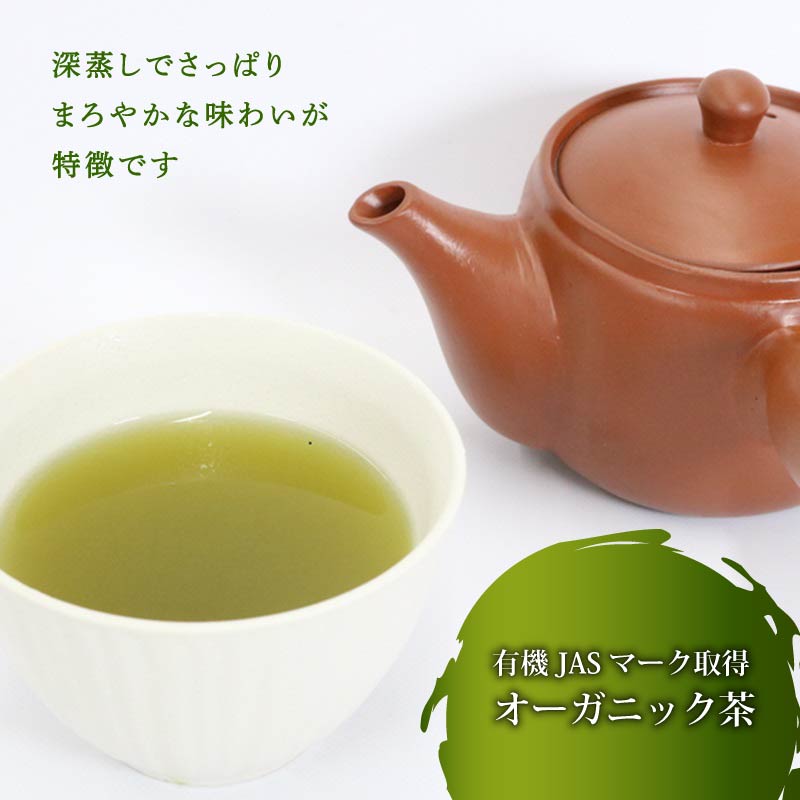 【全3回配送定期便】有機 煎茶 計500g 緑茶 茶葉 オーガニック 100g 5袋 セット 一番茶 静岡県 岡部茶 煎茶 JAS 深蒸し 無農薬 化学肥料 不使用 グリーン ティー 贈物 贈答 静岡県 藤枝市 ふるさと人気)