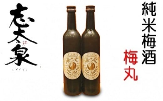 梅酒 500ml × 2本 セット 志太泉 純米 梅丸 お酒 地酒 うめ アルコール 飲料 家飲み 宅飲み 飲み会 晩酌 静岡県 藤枝市