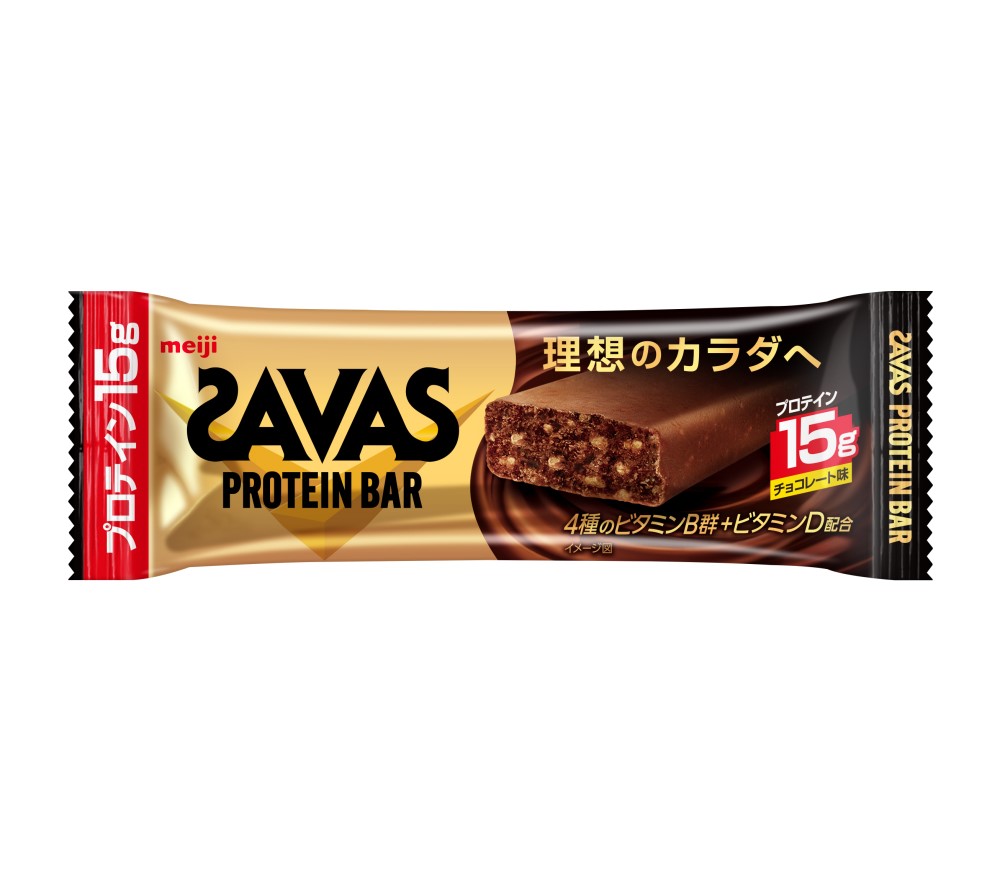 ザバス プロテインバー チョコレート 味 計24個 1箱 12個入り × 2個 ダイエット 明治 筋トレ 美容 食品 手軽 タンパク質 スポーツ お菓子 おかし おやつ チョコ プロテイン