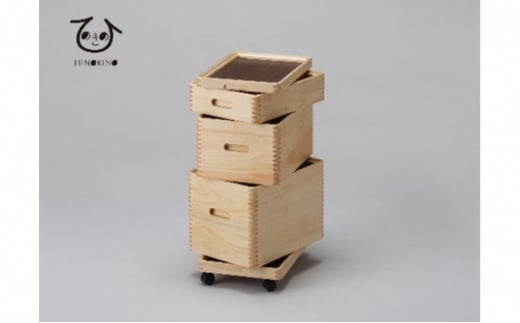 収納 ボックス おしゃれ ひのき 木製 道具箱 大人用 ヒノキ 木材 インテリア 家具 ケース ウッド ラック 市川木工 桧 大人の道具箱 Bセット
