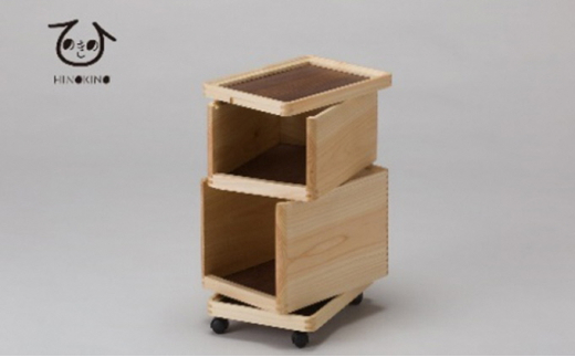 収納 ボックス おしゃれ ひのき 木製 道具箱 大人用 ヒノキ 木材 インテリア 家具 ケース ウッド ラック 市川木工 桧 大人の道具箱 オープンセット