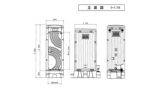 日野興業 仮設トイレ GX-WQP 簡易水洗式 陶器製 洋式便器