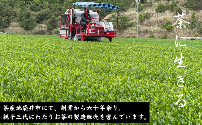 〈極上　深蒸し上煎茶《極》・特選　深蒸し上煎茶《翠》・高級抹茶入り玄米茶〉各200g桐箱セット