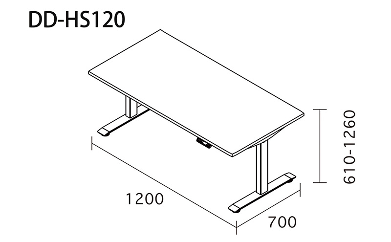Holis 電動昇降デスク DD-HS120/NW バルバーニ リモートワーク 在宅 テレワーク パソコンデスク 電動 昇降 OKIN ワークデスク 収納 書斎 静岡 袋井市