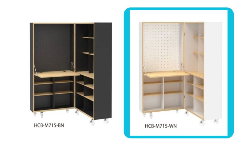 HOBBY CRAFT BASE MODELLO〔モデーロ〕 HCB-M715/WNバルバーニ 作業台 プラモデル モデラー リモートワーク 在宅 テレワーク パソコンデスク 趣味 コンパクト 静岡 袋井市