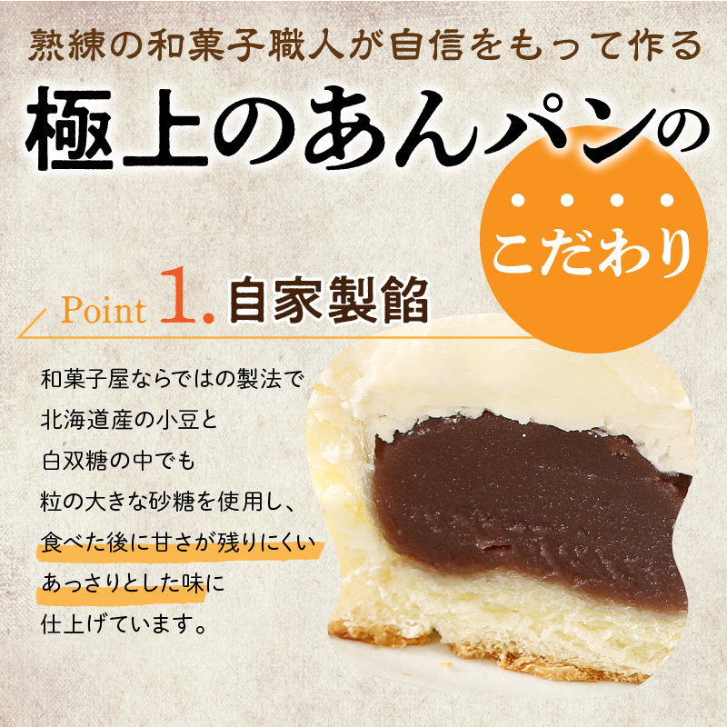 平井製菓】“大人気”ハリスさんの牛乳あんぱん6個入り - ふるさと