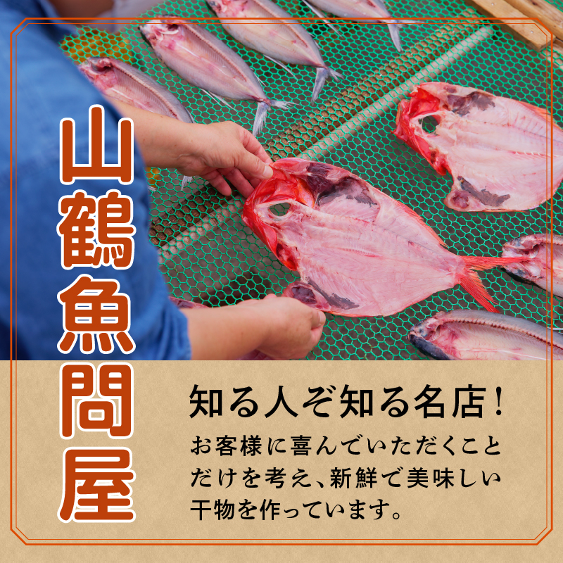 山鶴魚問屋ひものDセット(3種類・地のり)