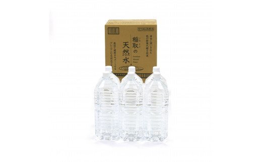 稲取の天然水　ラベルレスボトル　4箱　2L　24本　A033／ゐ一　イオン　シリカ　静岡県　東伊豆町