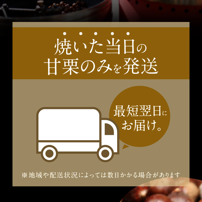 【旬限定の定期便】この道45年の職人が焼く、やさしく甘い「天津甘栗」どっさり800g!　H045-058