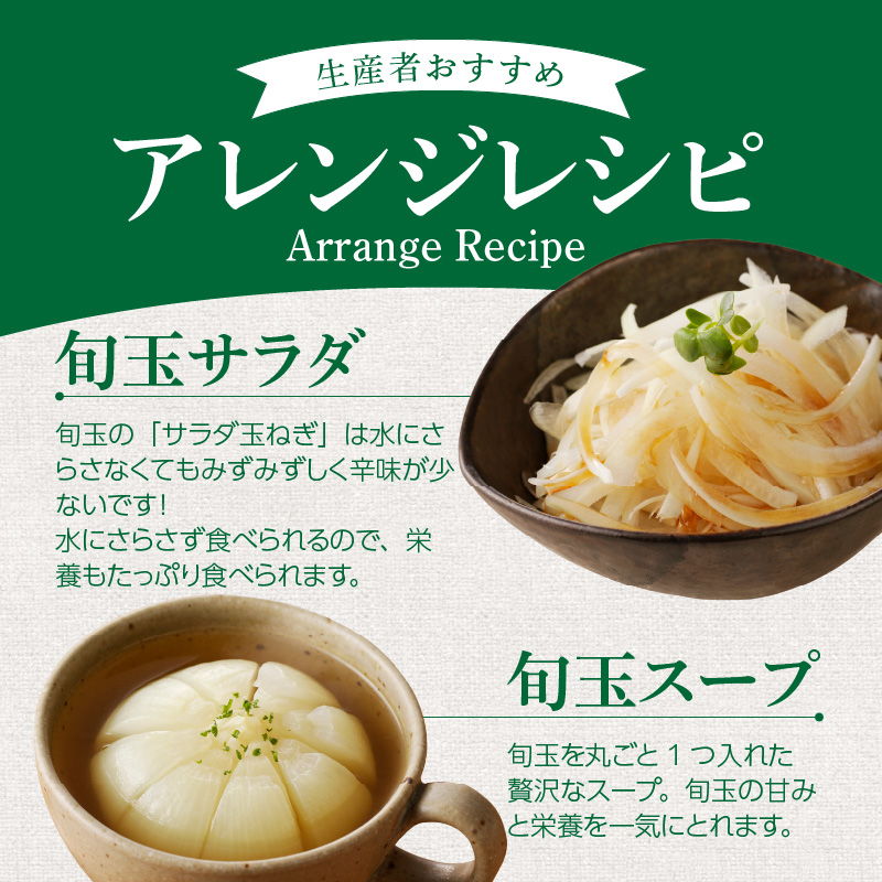 【事前予約】新玉ねぎ 食べ比べ定期便 生がおいしい 神重農産のブランド玉ねぎ「旬玉」5kg×4回　H105-128