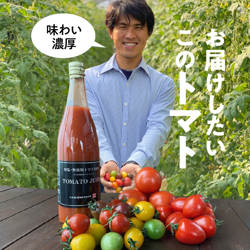 【福箱★2025】 トマトでハッピー！！長田農園の厳選トマト約1.4kg&トマトジュース720ml×1本 福箱 H004-161