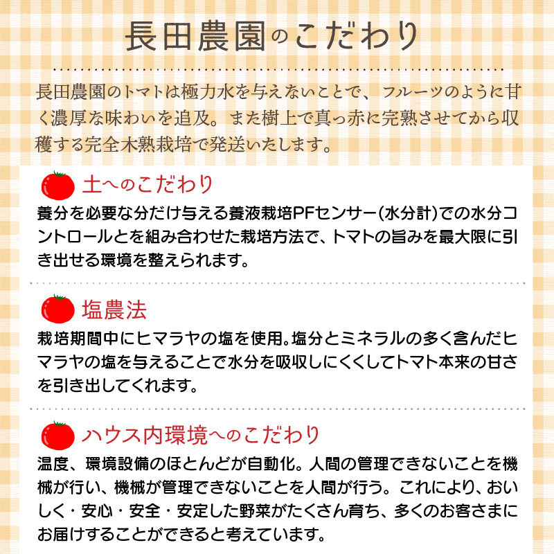 【福箱★2025】 トマトでハッピー！！長田農園の厳選トマト約1.4kg&トマトジュース720ml×1本 福箱 H004-161