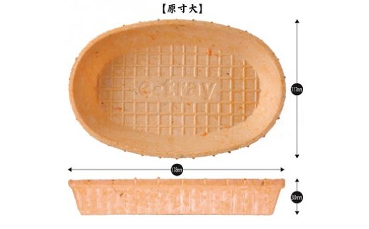 e-tray(イートレイ)　食べられるお皿・４種セット（全４０枚） H068-035