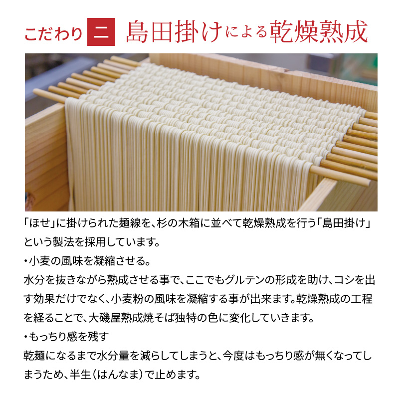 メディア紹介多数！大磯屋製麺所の熟成焼そば 10食(中太麺) 特製ソース1本付き　H014-023