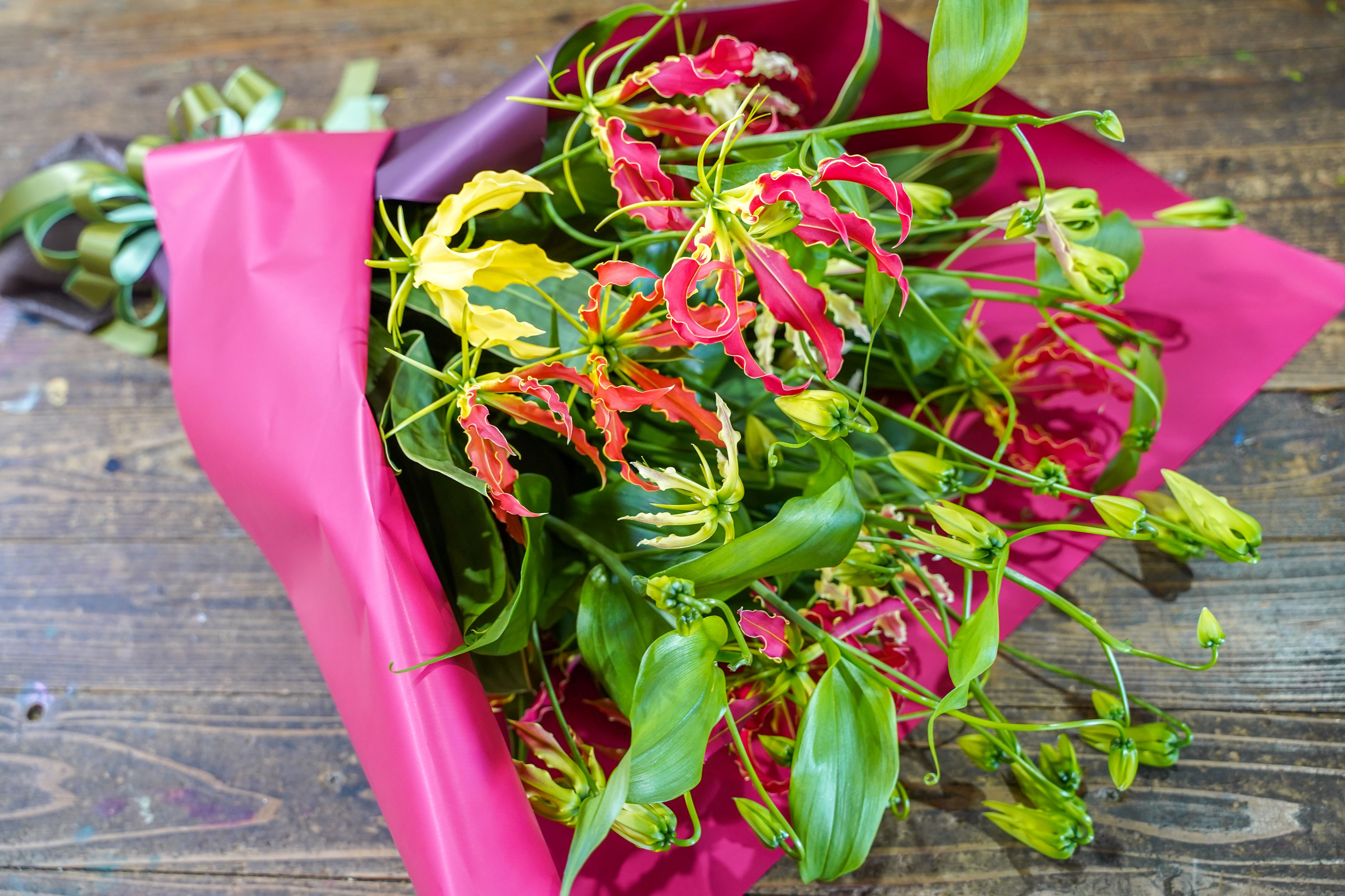 栄光 情熱の花 グロリオサの花束 H092 021 ふるさとパレット 東急グループのふるさと納税