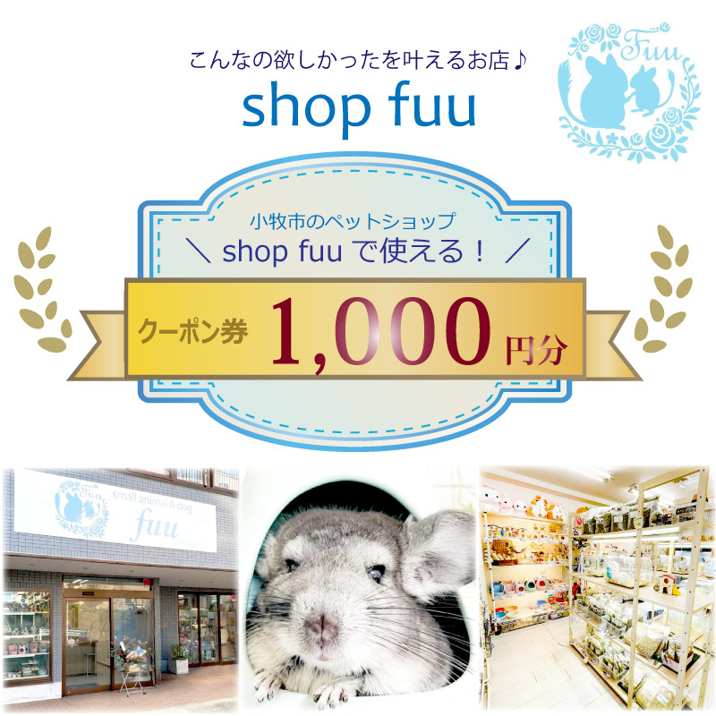 shop fuuで使えるクーポン券（1,000円）