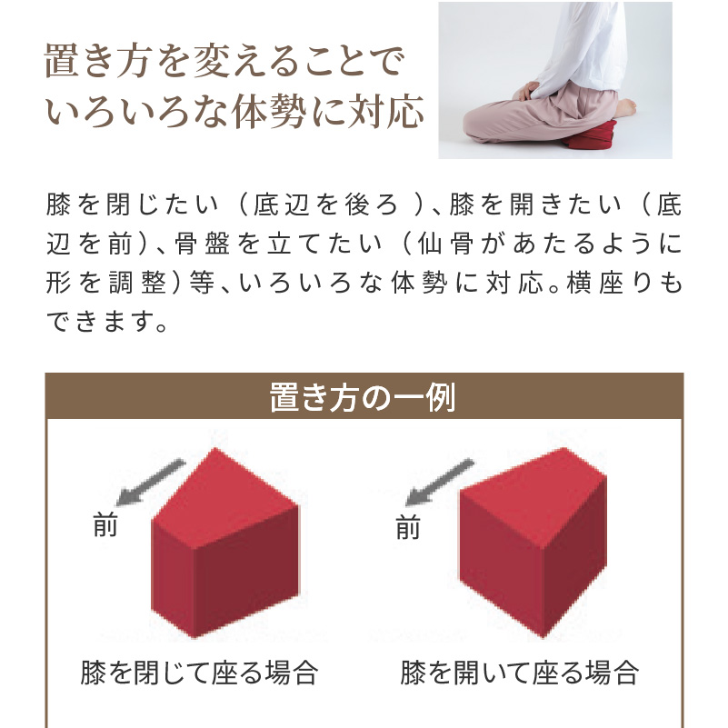 自動車シートメーカーが追求した最幸の座り心地　正座・あぐら用クッション「腰座」