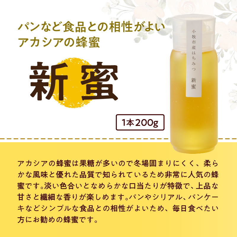 ＜国産＞新蜜＆極み 桃畑で作った完熟非加熱はちみつ2種（200g×2個）【愛知県小牧市】