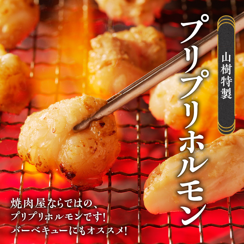 山樹の国産牛とろホルモン焼き（味付/タレ）　300g