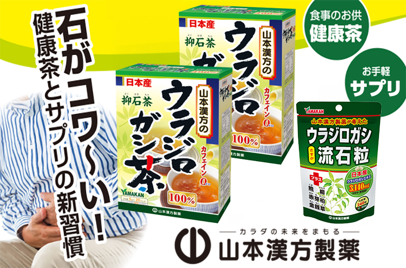 ＜12ヶ月連続＞ウラジロガシ茶＆ウラジロガシ 流石粒　山本漢方　定期便