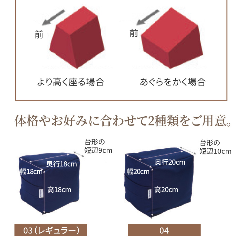 自動車シートメーカーが追求した最幸の座り心地　正座・あぐら用クッション「腰座」