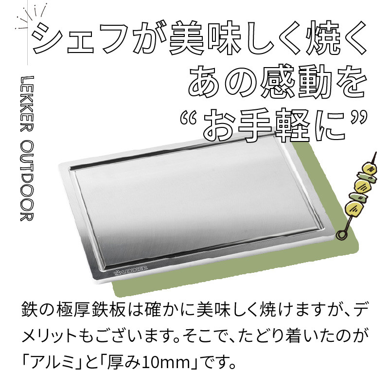 Aluminium Plate Duo アルミプレート デュオ　A4サイズ